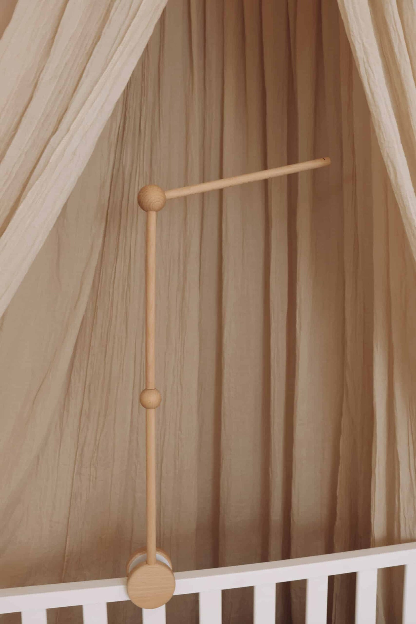 Wooden baby mobile arm fixed-5