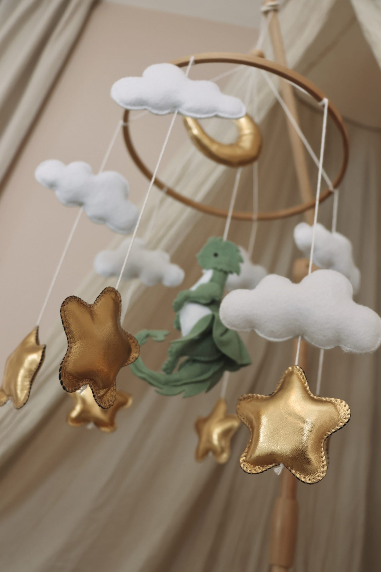 Handmade Dinosaur babymobile-3