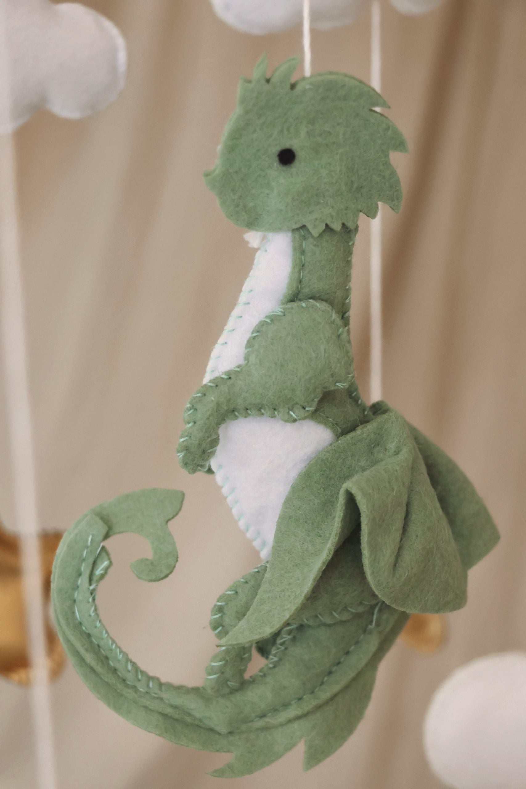Handmade Dinosaur babymobile-5