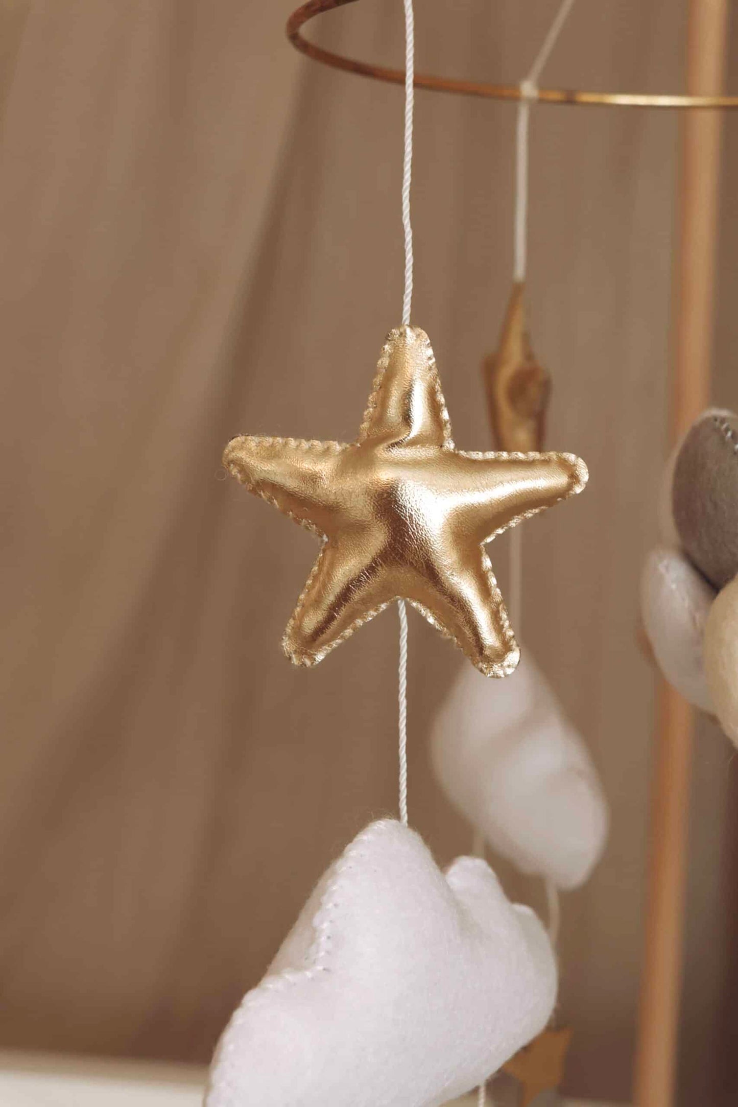 Handmade Whale & Balloons baby mobile-4